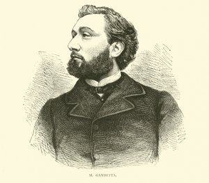 M Gambetta, 1870. szeptember alkotó: English School