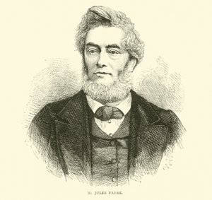M Jules Favre, 1870. szeptember alkotó: English School