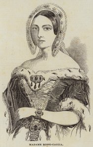Madame Rossi-Caccia (metszet) alkotó: English School