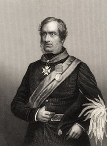 Sir Henry Havelock vezérőrnagy, az 1858-ban megjelent „Az indiai lázadás története” c. alkotó: English School