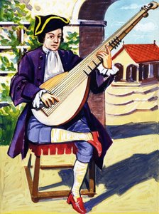 Ember játszik Archlute alkotó: English School