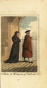 Férfi és nő Lisszabonból, Portugáliából alkotó: English School
