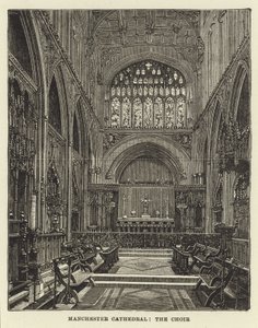 Manchesteri katedrális, a kórus alkotó: English School