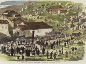 A kínaiak modora és szokásai 1859-ben alkotó: English School