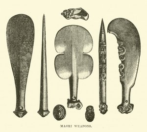 Maori fegyverek alkotó: English School