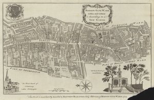 Bishopsgate Ward térképe, London