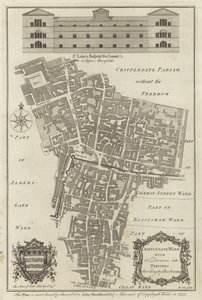Cripplegate Ward térképe, London