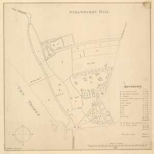 Strawberry Hill térképe, London