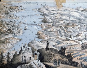 Sebastopol ostromának térképe, 1855. június 18., 1855