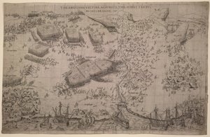 Térképek.C.C.5.a.409 A pinkie-i csata, 1547-1548 körül (metszet) alkotó: English School