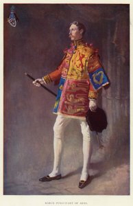 Márciusi címertartó (színes litográfia) alkotó: English School