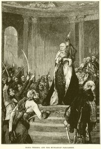 Mária Terézia és a Magyar Országgyűlés alkotó: English School