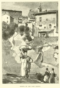 Marino az Albano-tó partján alkotó: English School