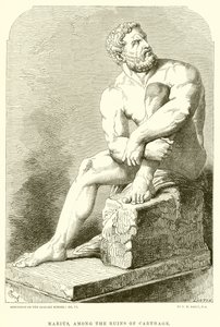 Marius, Karthágó romjai között alkotó: English School
