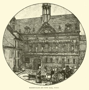 Piactér és városháza, Noyon alkotó: English School