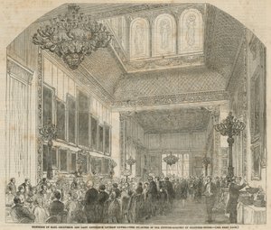 Earl Grosvenor és Lady Constance Leveson Gower házassága alkotó: English School