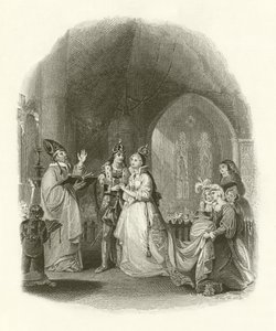 VII. Henrik házassága York-i Erzsébettel alkotó: English School