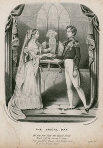 Viktória királynő és Albert herceg házassága, 1840. február 10 alkotó: English School