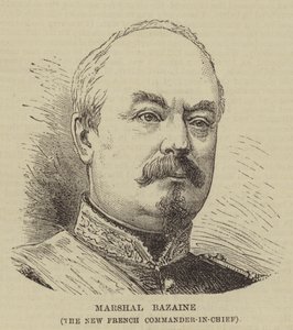 Bazaine marsall, az új francia főparancsnok (metszet) alkotó: English School