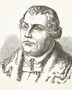 Martin Luther, William Hickman Smith Aubrey (1858-1916) „Anglia nemzeti és hazai története” című művéből, London, 1890 körül. alkotó: English School