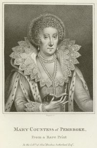 Mária, Pembroke grófnője (metszet) alkotó: English School