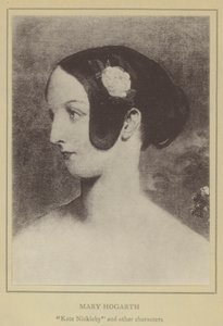 Mary Hogarth, Kate Nickleby és más szereplők (litográfia) alkotó: English School