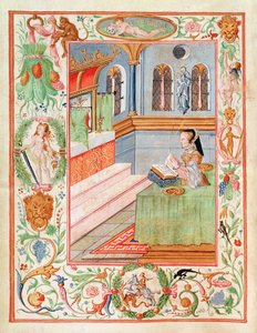 Mária-áldó görcsgyűrűk (pigment a pergamen)