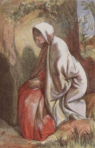 Mária Magdolna a kertben (színes metszet) alkotó: English School