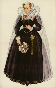 Mária skót királynő (színes litó) alkotó: English School