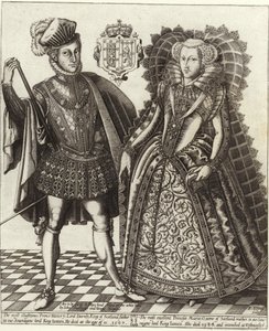 Mary, a skótok királynője és Henry Stuart, Lord Darnley alkotó: English School