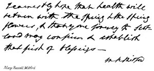 Mary Russell Mitford alkotó: English School