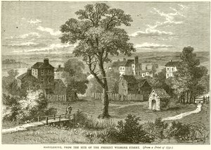 Marylebone, a jelenlegi Wigmore Street helyéről alkotó: English School