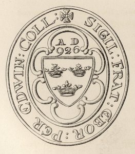 Az egész Anglia nagypáholyának szabadkőműves pecsétje, York, 1766 körül, a The History of Freemasonry II. kötetéből, Thomas C. Jack kiadója, London, 1883 alkotó: English School