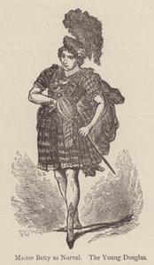 Betty mester, mint Norval, a fiatal Douglas (metszet) alkotó: English School
