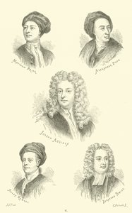Matthew Prior, Alexander Pope, Joseph Addison, Allan Ramsay, Jonathan Swift alkotó: English School