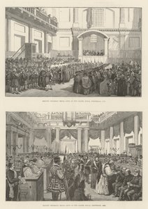 Nagycsütörtök királyi ajándékai (metszet) alkotó: English School
