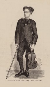 Maurice Dengremont, A gyermekhegedűs (metszet) alkotó: English School