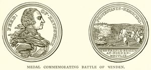 Medal Commemorating Battle of Minden alkotó: English School