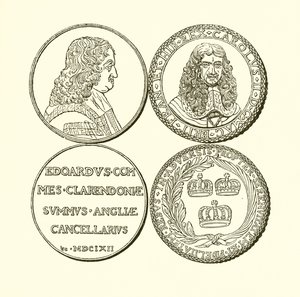 Clarendon-érem és a helyreállítási emlékéremérem alkotó: English School