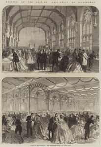 A Brit Szövetség találkozója Birminghamben (metszet) alkotó: English School