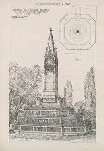 Emlékmű a St Pancras Gardensben alkotó: English School