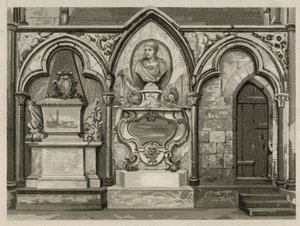 Emlékművek és szobrok a londoni Westminster Abbeyben alkotó: English School