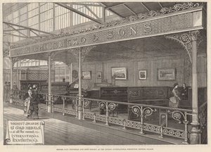 Mrs. John Brinsmead and Sons kiállítás a londoni nemzetközi kiállításon, a Crystal Palace-ban alkotó: English School