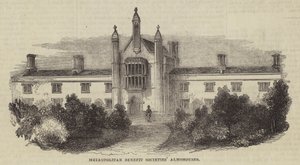 Metropolitan Benefit Societies" Almshouses alkotó: English School