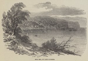 Mica Bay, a Superior-tónál (metszet) alkotó: English School