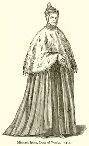 Michael Steno, velencei dózse. 1413 alkotó: English School