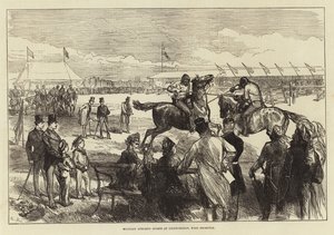 Katonai atlétika a Lillie Bridge-ben, West Brompton alkotó: English School