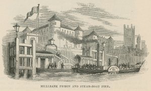 Millbank börtön és gőzhajó móló alkotó: English School