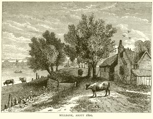 Millbank, 1800 körül alkotó: English School