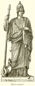 Minerva fegyveres alkotó: English School